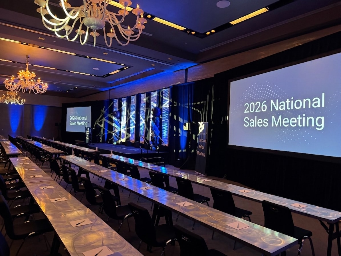 Corporate gala ballroom event